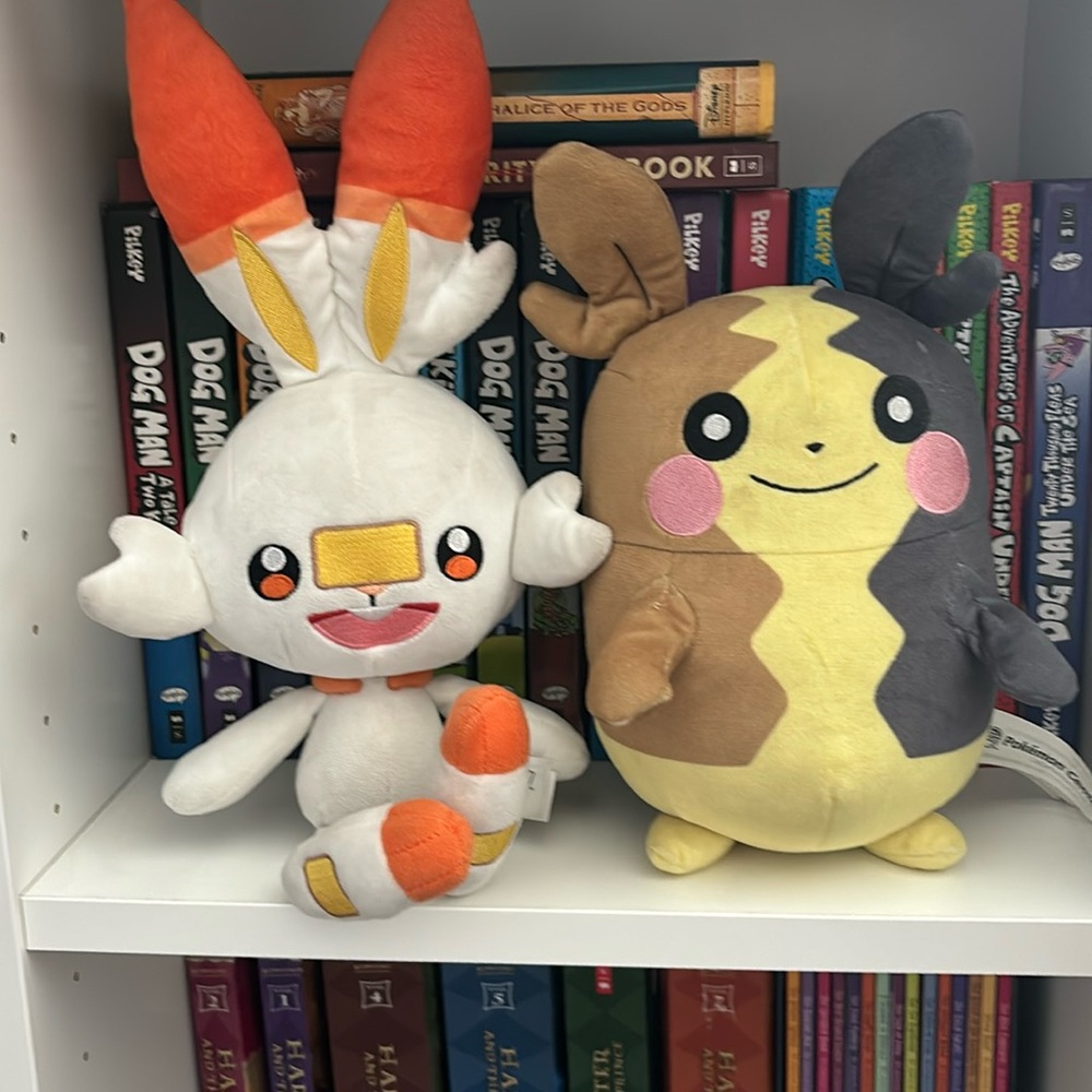 Pokemon plushies.
